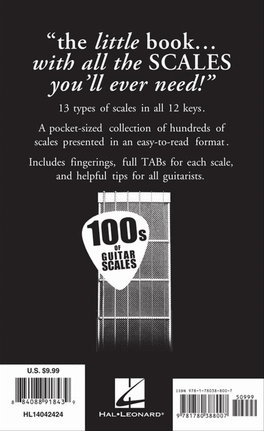 Little Black Book of Scales Guitar scores gallery preview page 10