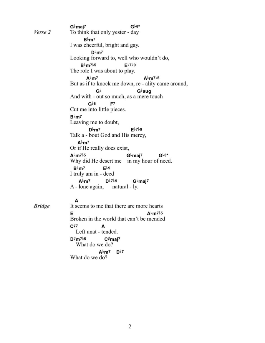 Alone Again (Naturally) Acoustic Guitar scores gallery preview page 2