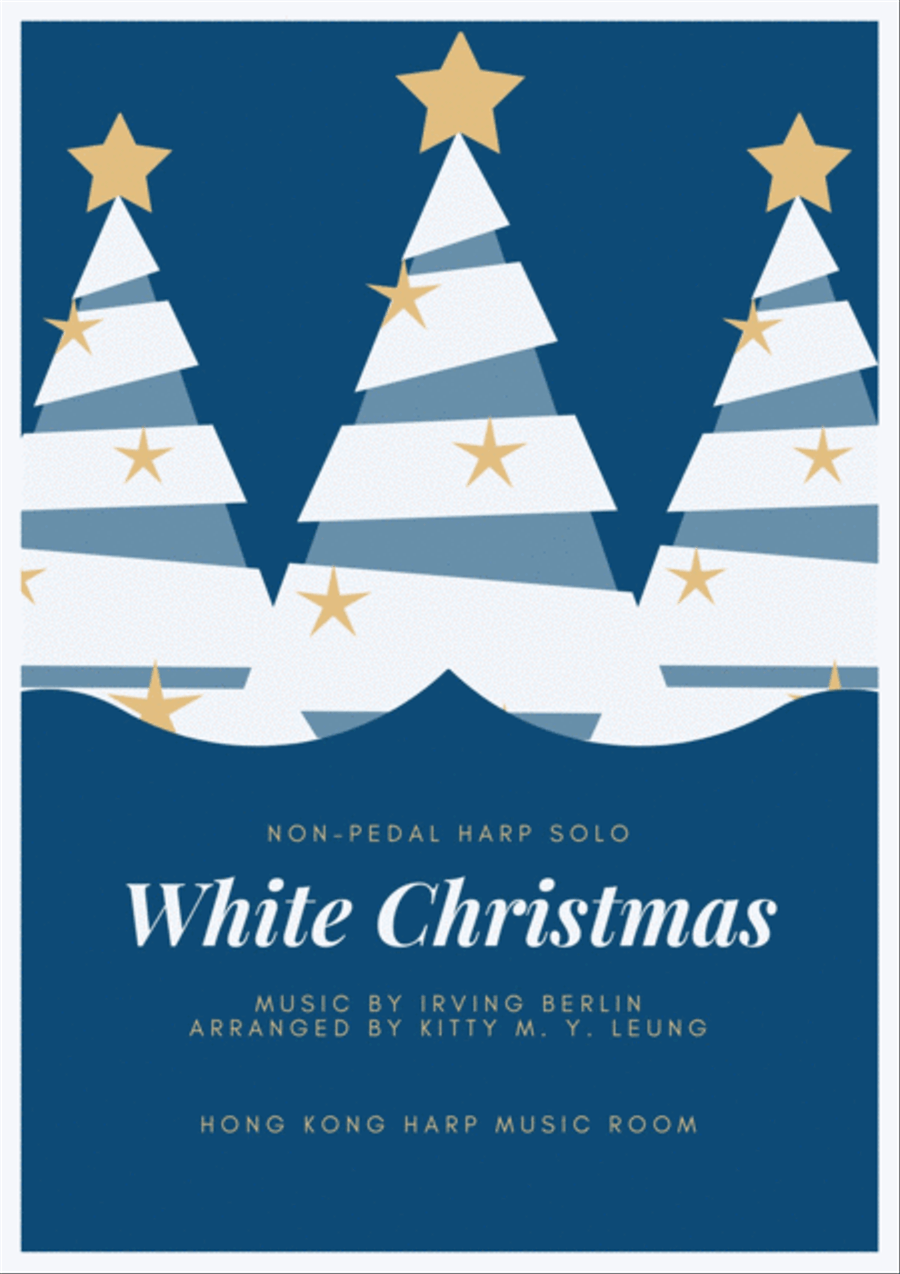 White Christmas Harp scores gallery preview page 1