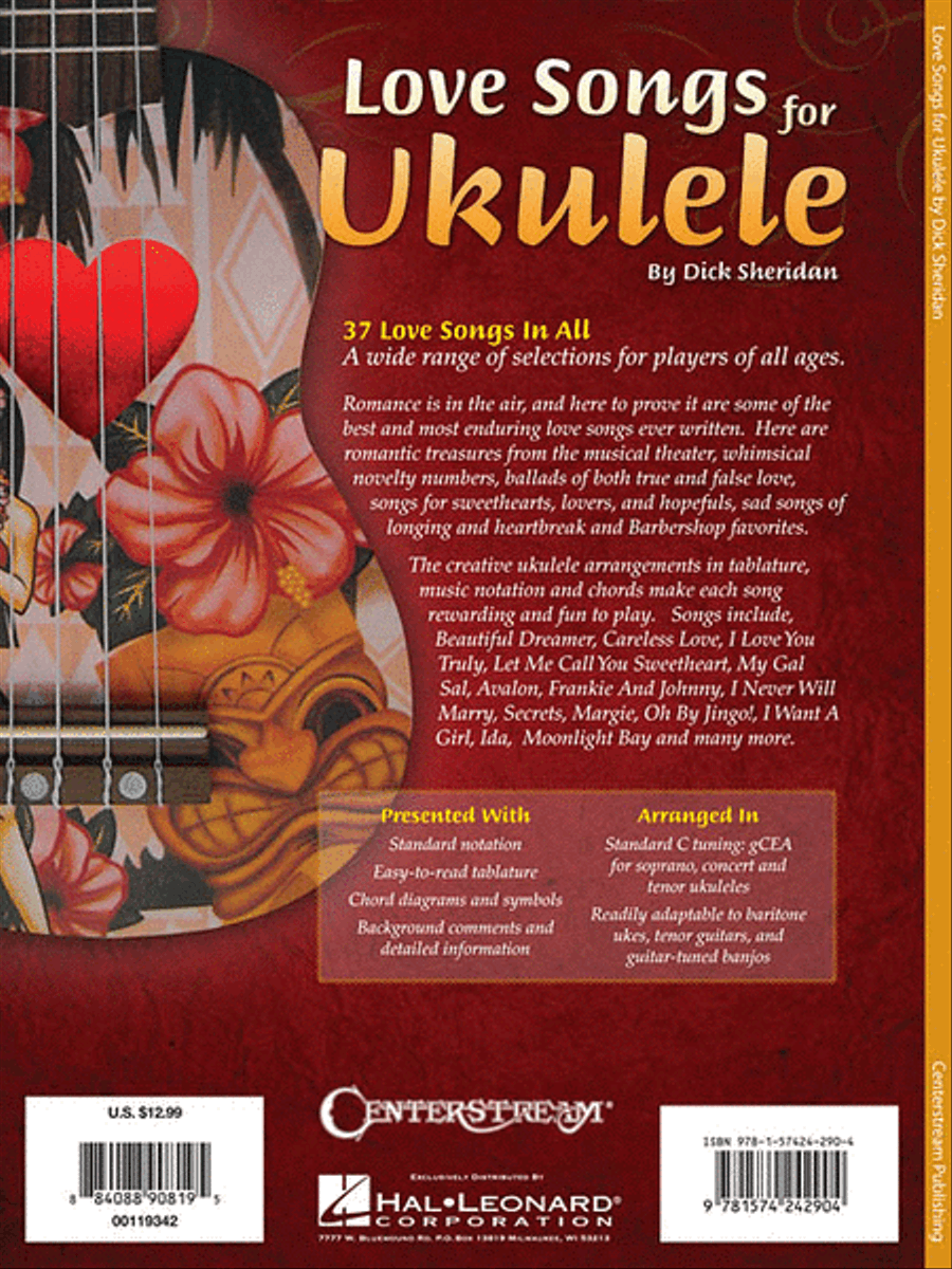 Love Songs for Ukulele Guitar Tablature scores gallery preview page 2
