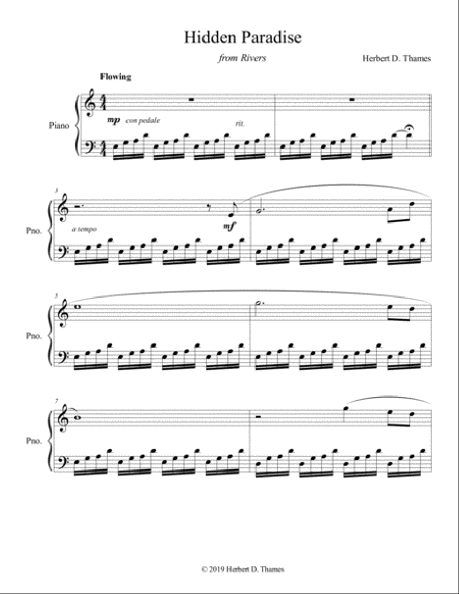 Hidden Paradise Hidden Paradise Piano Solo scores gallery preview page 2