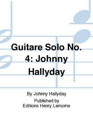 Guitare solo no. 4: Johnny Hallyday