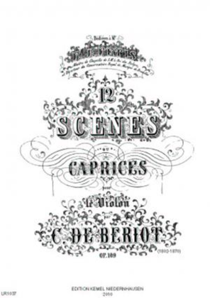 Book cover for Douze scenes ou caprices