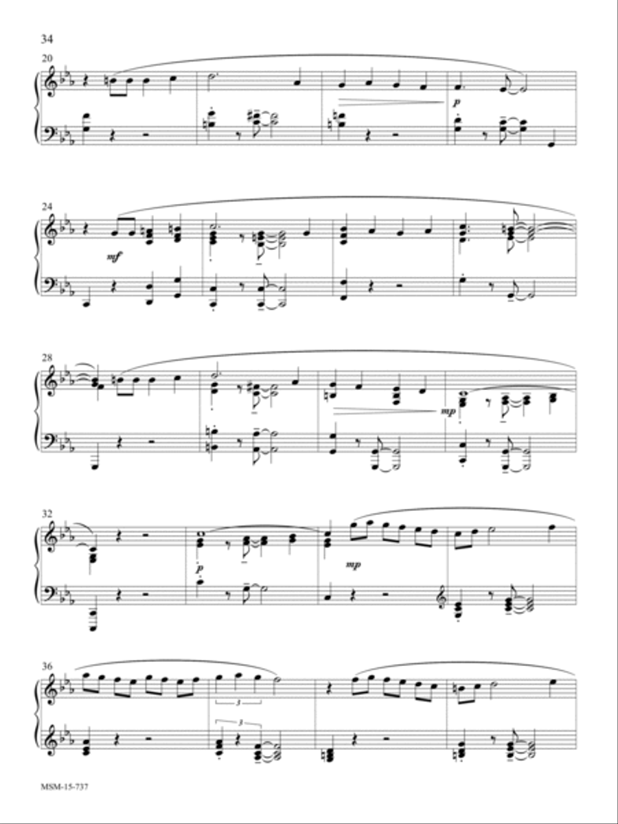 From a Distant Home (De tierra lejana venimos) Piano Solo scores gallery preview page 2