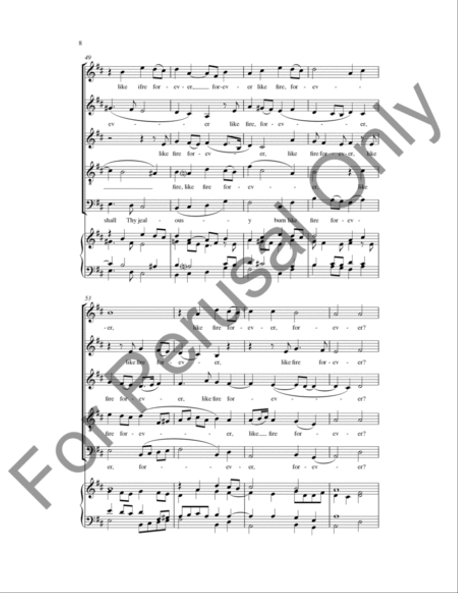 O Lord God O Lord God A Cappella scores gallery preview page 9