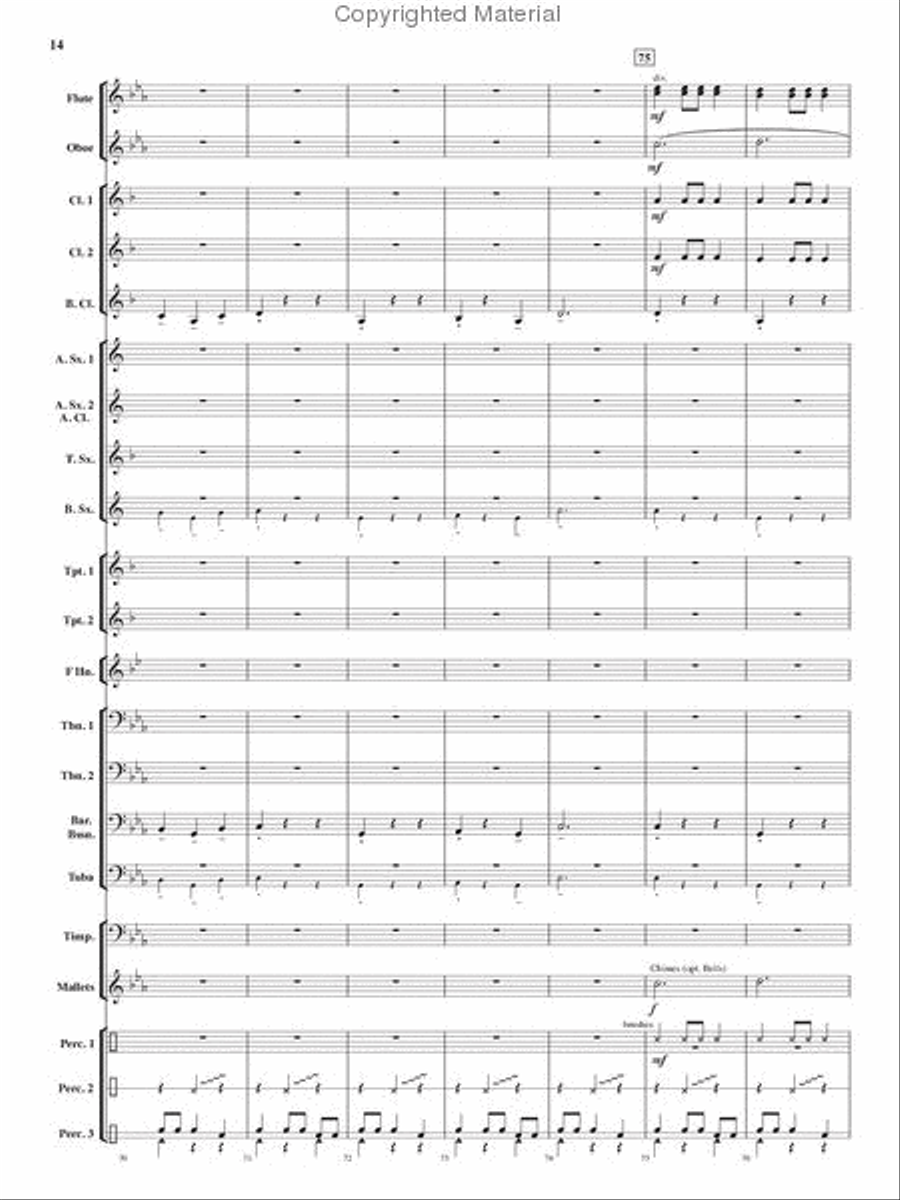 Stargazer Concert Band scores gallery preview page 13