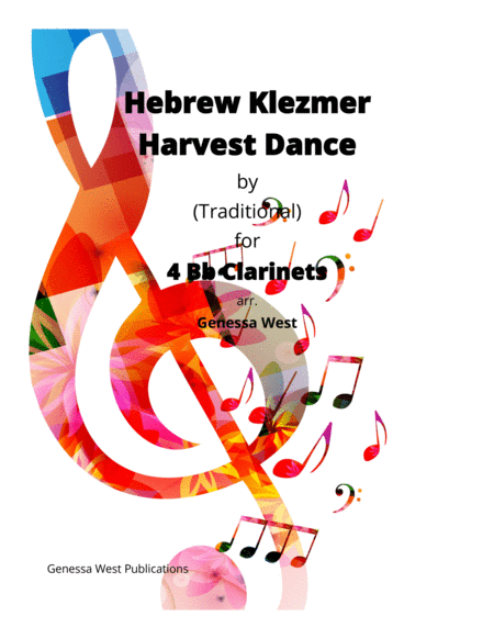 Hebrew Klezmer Harvest Dance For 4 Bb Clarinets image number null