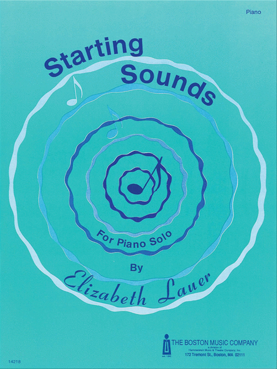 Starting Sounds Piano Solo scores gallery preview page 1
