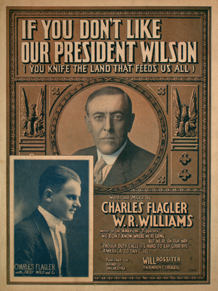 If You Don't Like Our President Wilson (You Knife the Land That Feeds Us All)