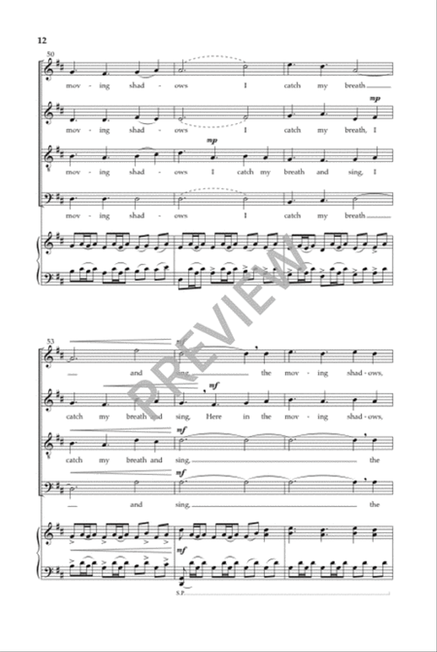 Fresh and Fearless 4-Part scores gallery preview page 13
