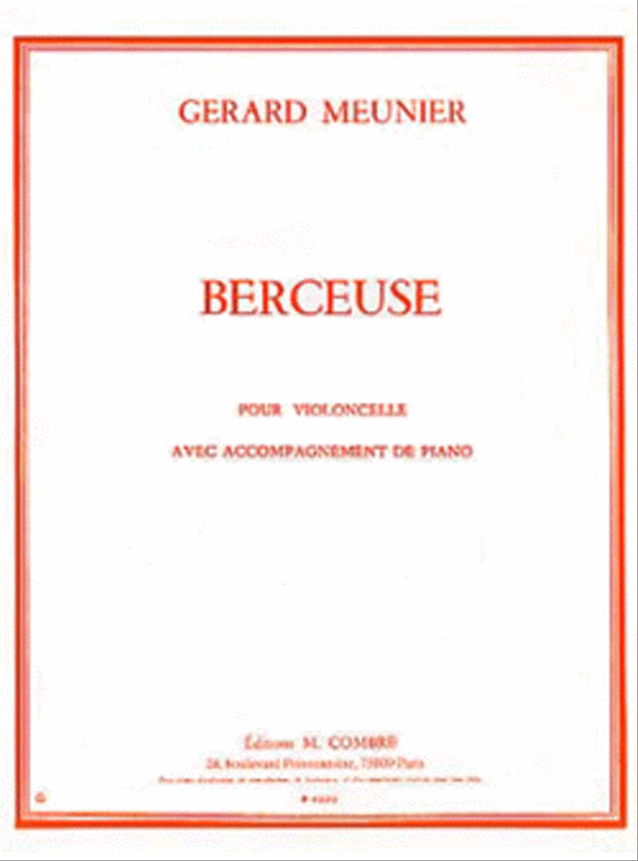 Berceuse Piano Accompaniment scores gallery preview page 1