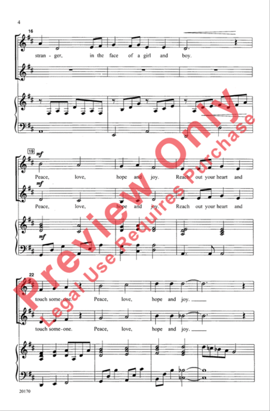 Where Can We Find Peace? 2-Part scores gallery preview page 4