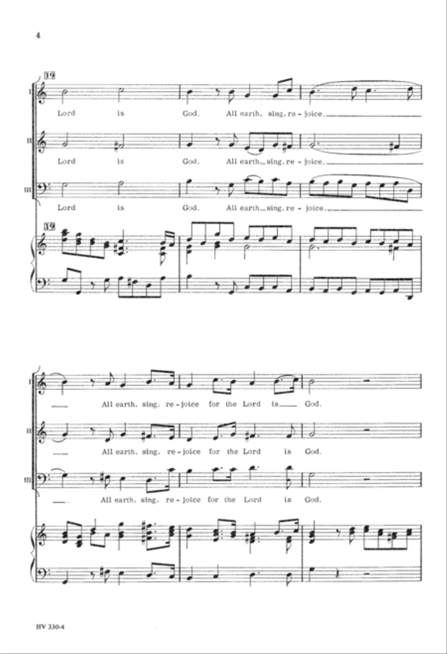 All Earth Sing Rejoice 3-Part scores gallery preview page 5