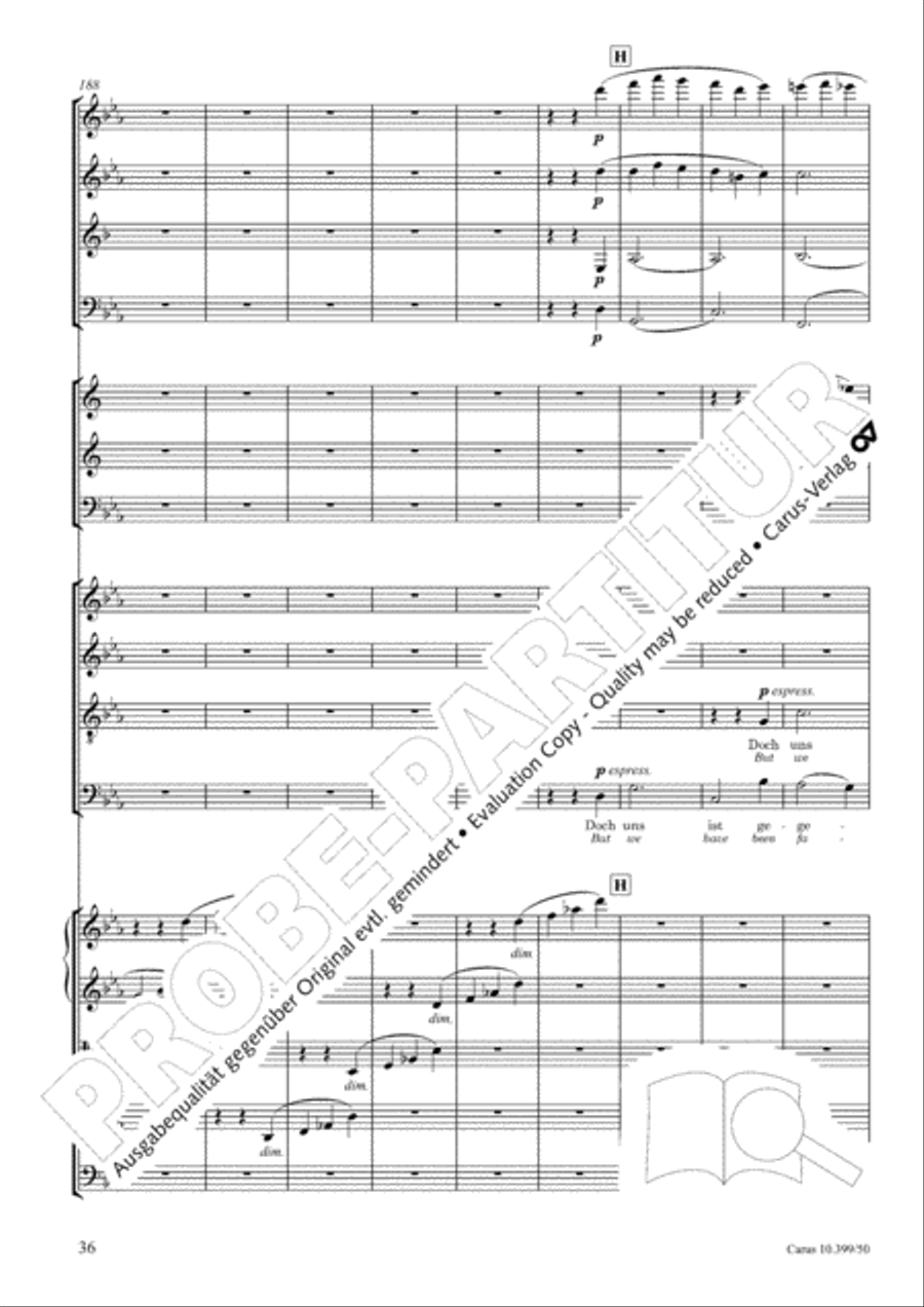 Schicksalslied, Op. 54 Choir scores gallery preview page 37