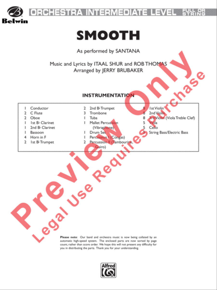 Smooth Full Orchestra scores gallery preview page 2