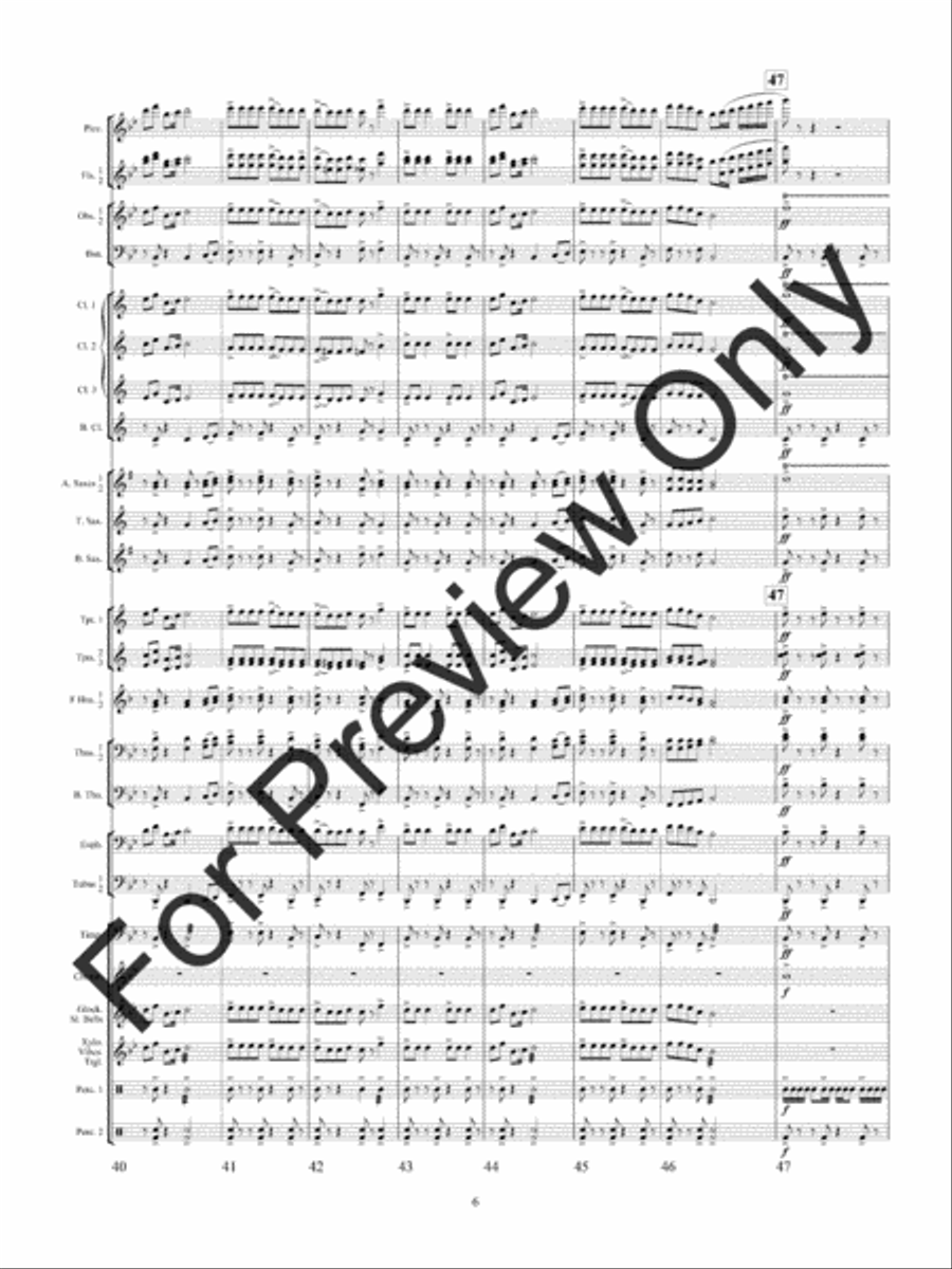Winterfest (Score) Concert Band scores gallery preview page 9