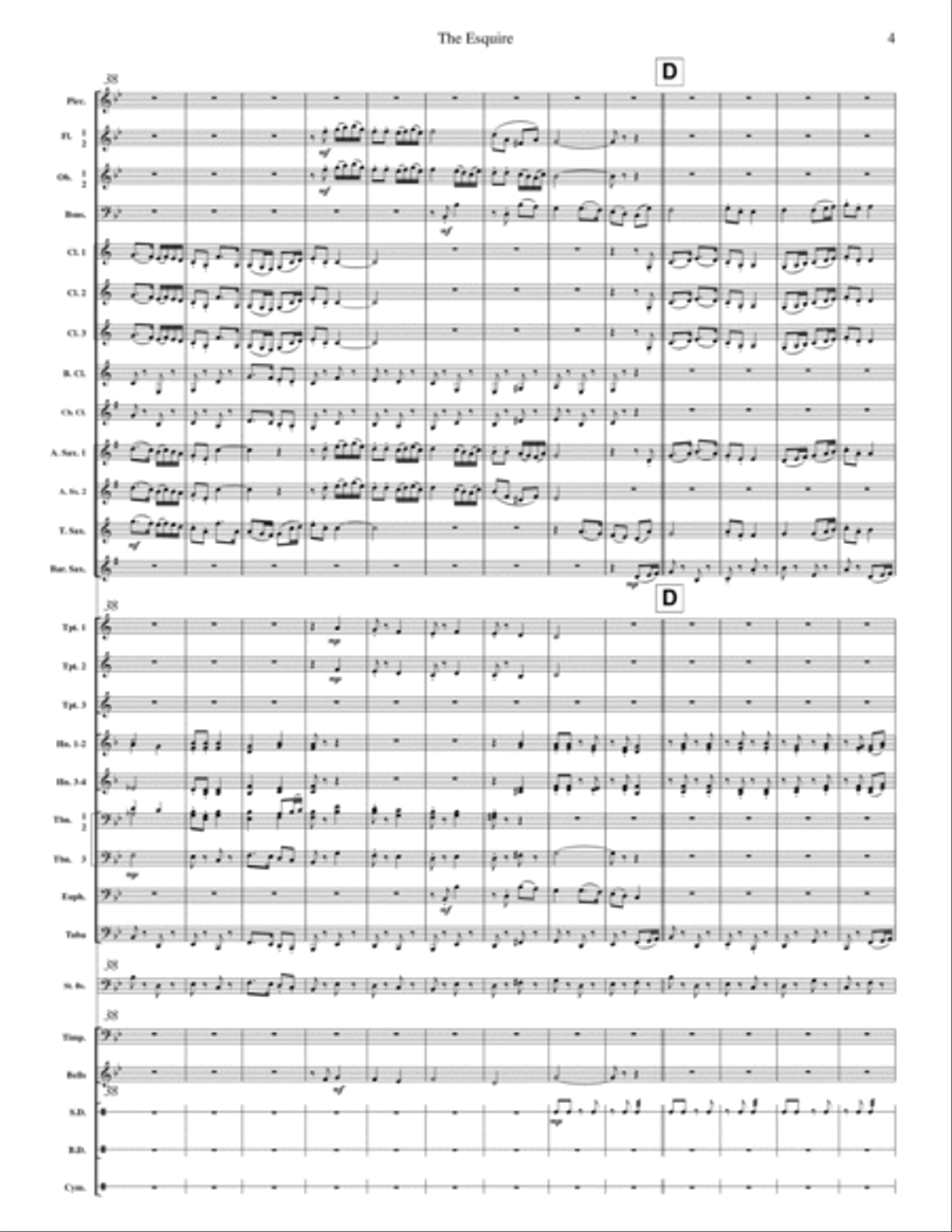 The Esquire The Esquire Concert Band scores gallery preview page 5