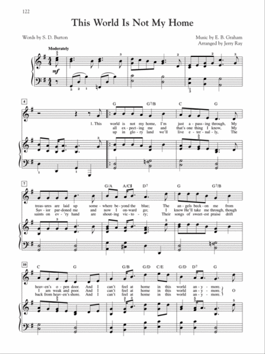 World's Greatest Gospel Songs for Piano & Voice Voice scores gallery preview page 4