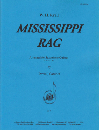 Mississippi Rag - Sax 5-saatb - Set