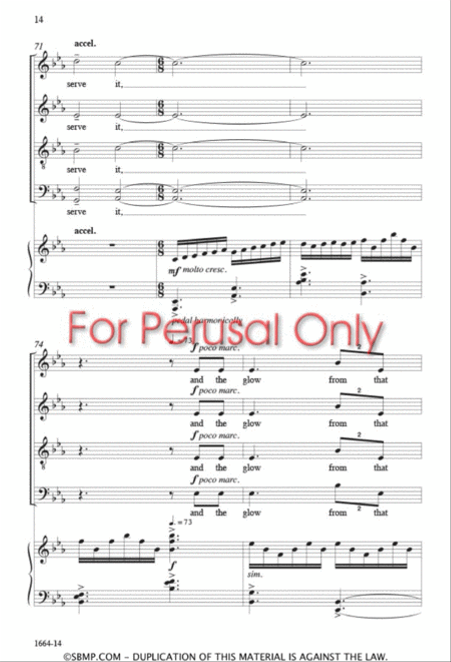 Light the World Light the World 4-Part scores gallery preview page 13