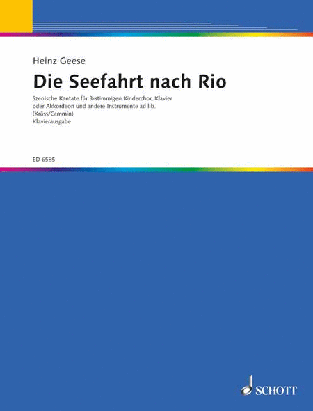 Seefahrt Nach Rio Piano Reduction