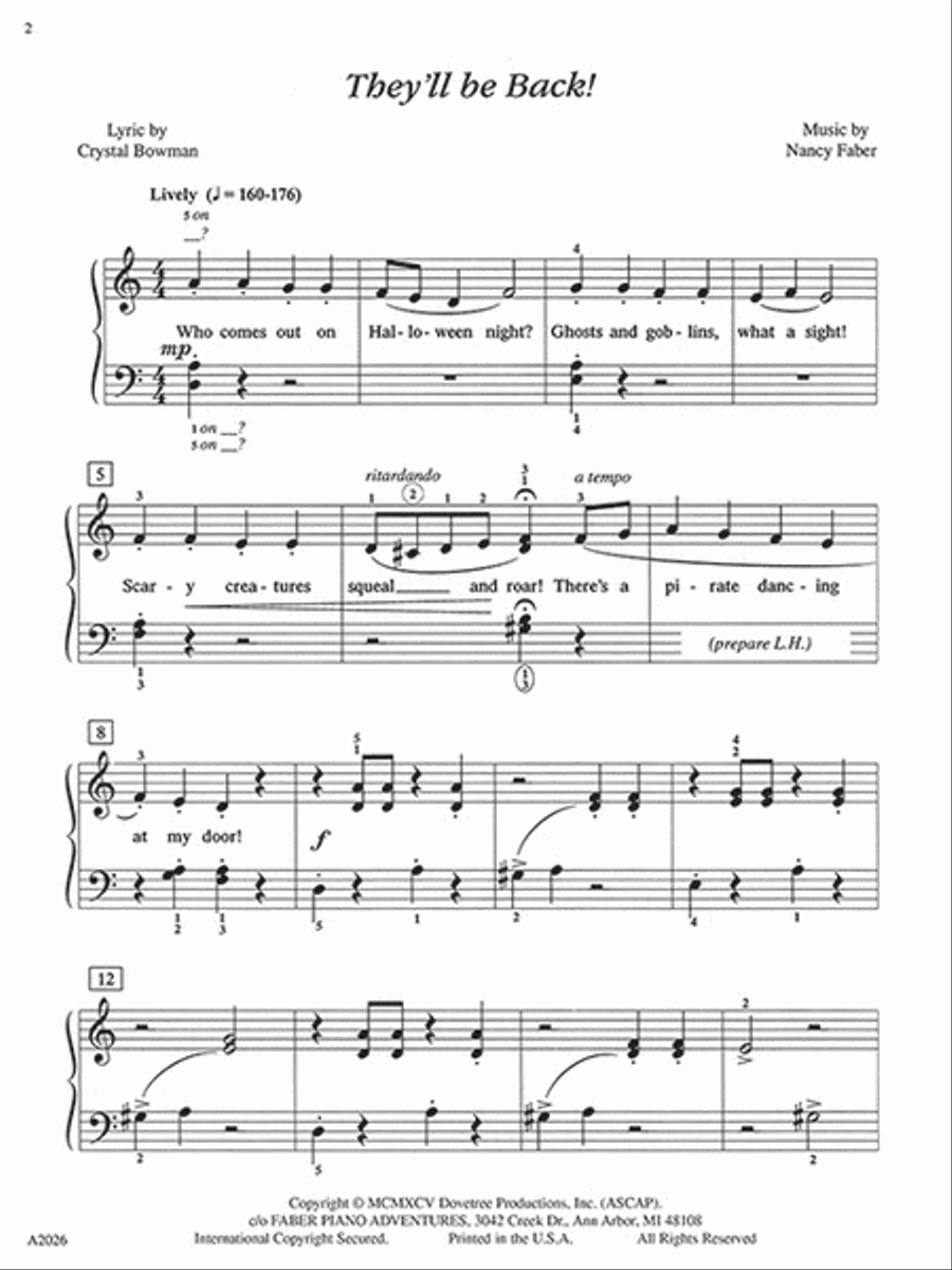They'll be Back! Piano Method scores gallery preview page 2