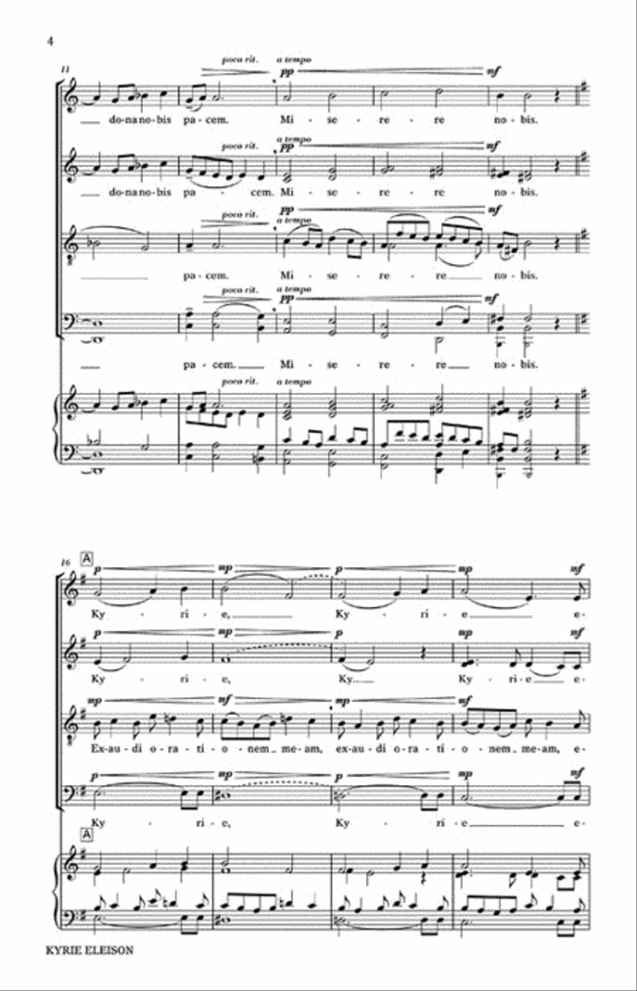 Kyrie Eleison (Lord, Have Mercy) (from Requiem for Peace) Divisi scores gallery preview page 3