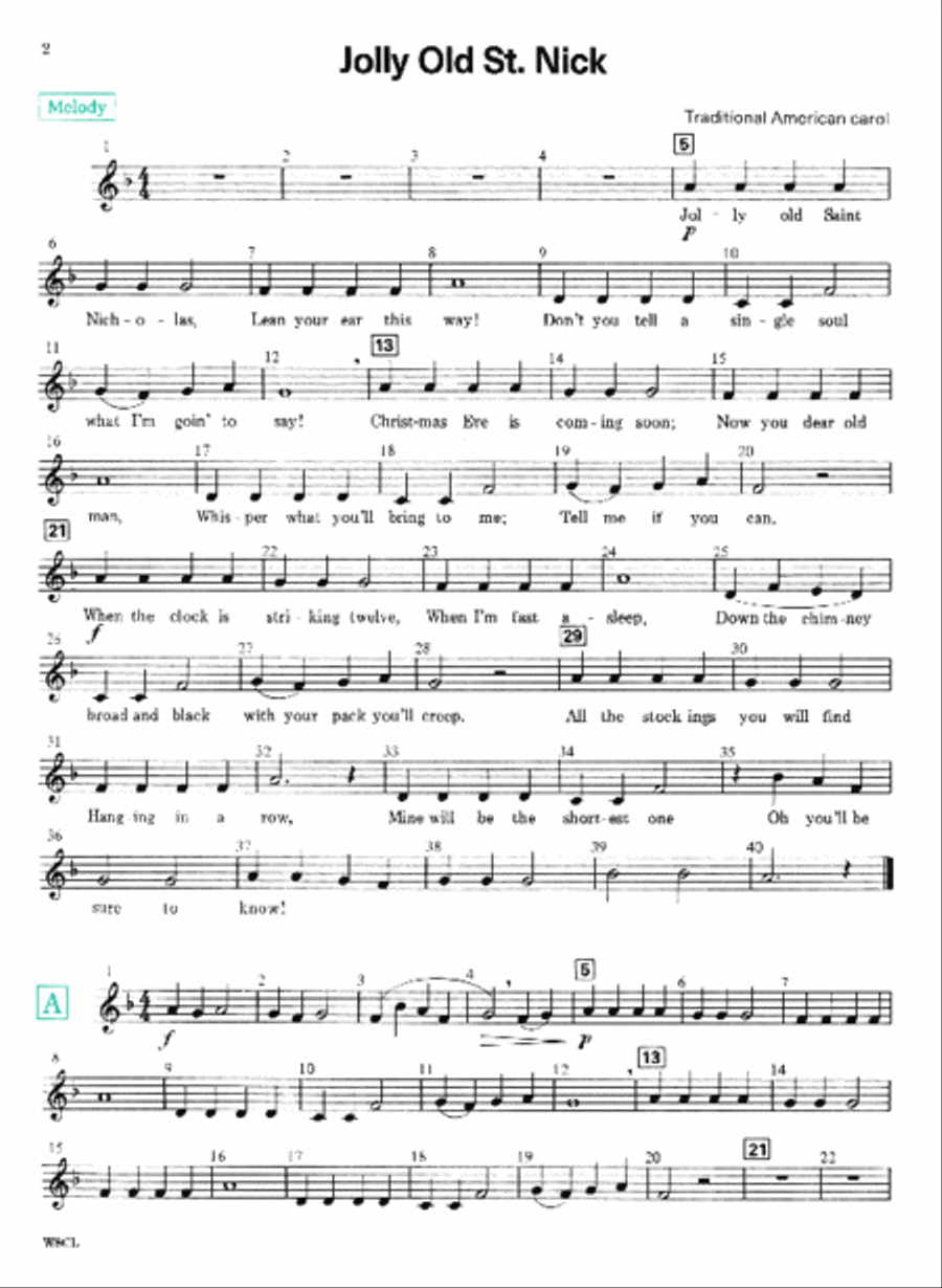 A Best in Class Christmas - Bb Clarinet Concert Band Methods scores gallery preview page 2