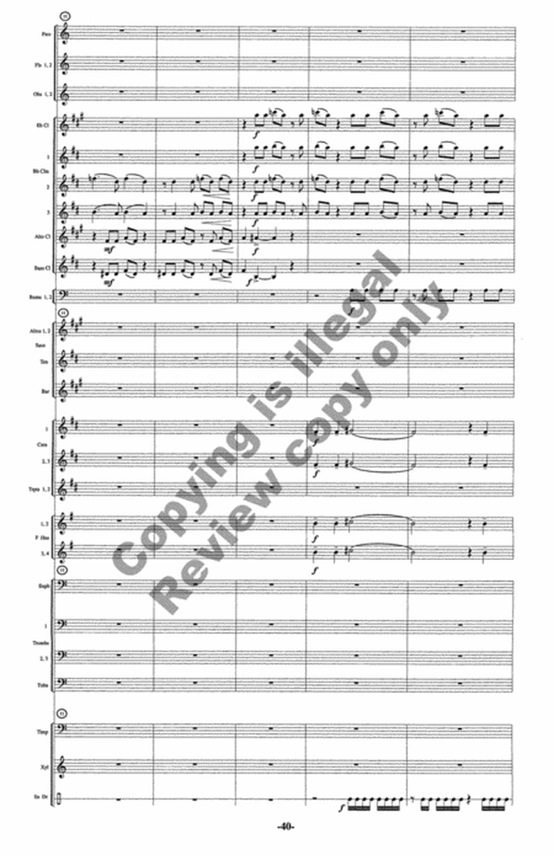 Short Symphony for Band (Additional Full Score)