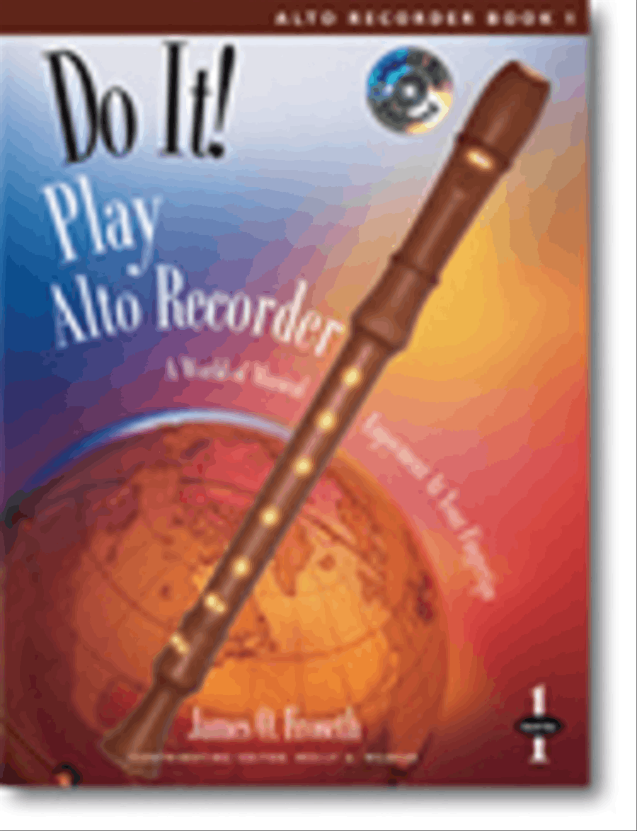 Do It! Play Alto Recorder - Book 1 & CD Concert Band Methods scores gallery preview page 1