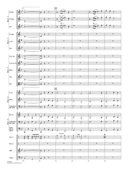 Armed Forces on Parade - Conductor Score (Full Score)