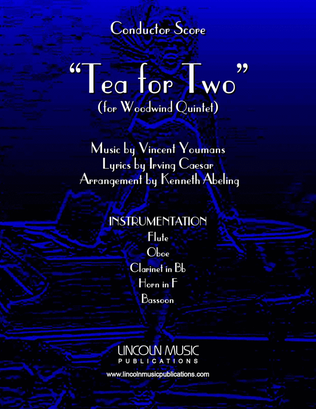 Book cover for Tea for Two (for Woodwind Quintet)