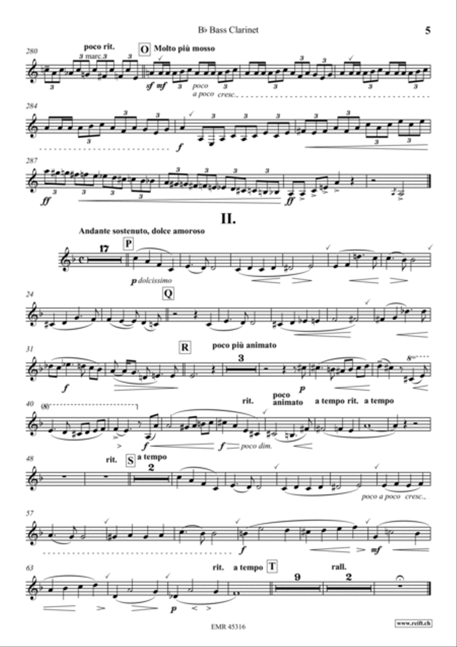 Konzert No. 1 g-moll Konzert No. 1 g-moll Bass Clarinet scores gallery preview page 6