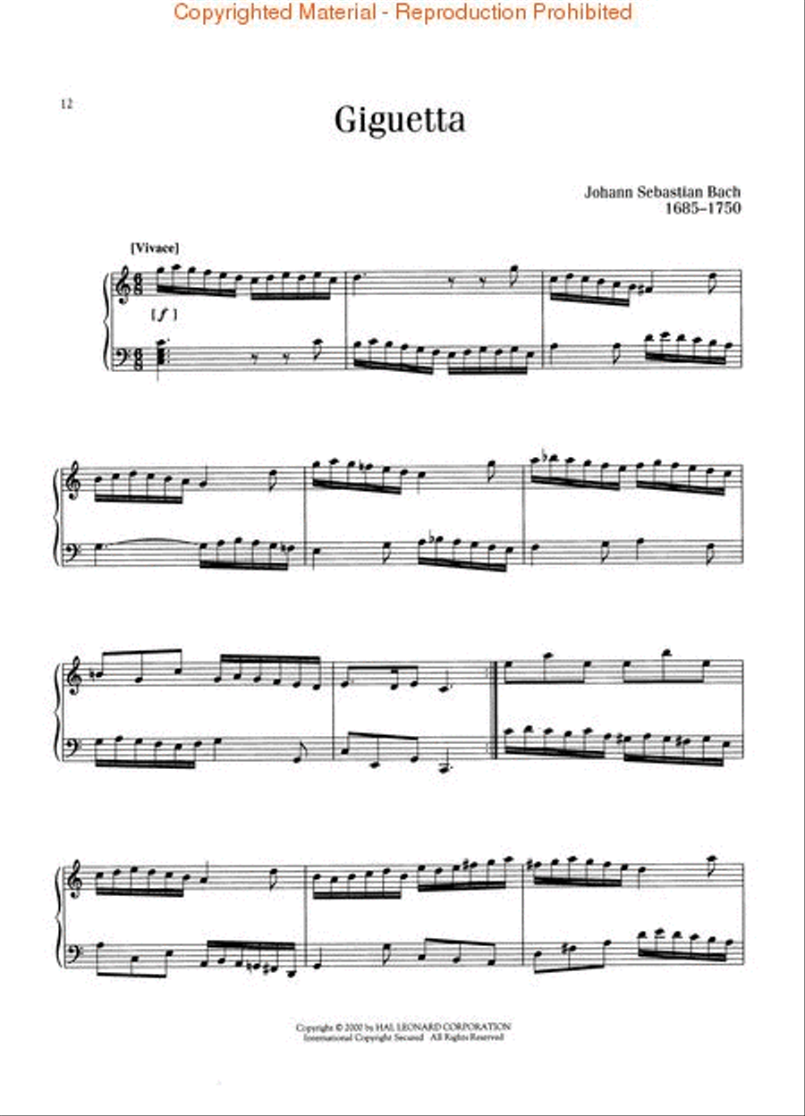 The Baroque Era - Easy to Intermediate Piano Piano Solo scores gallery preview page 4