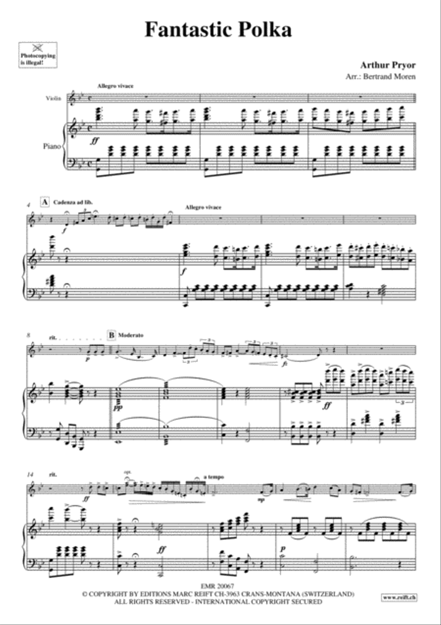 Fantastic Polka Fantastic Polka Violin Solo scores gallery preview page 3