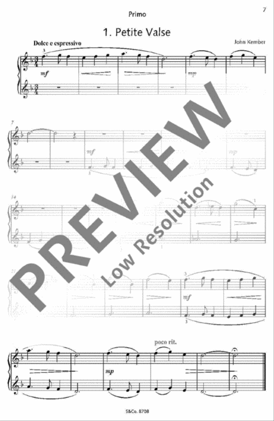 Just for Two Easy Piano scores gallery preview page 5