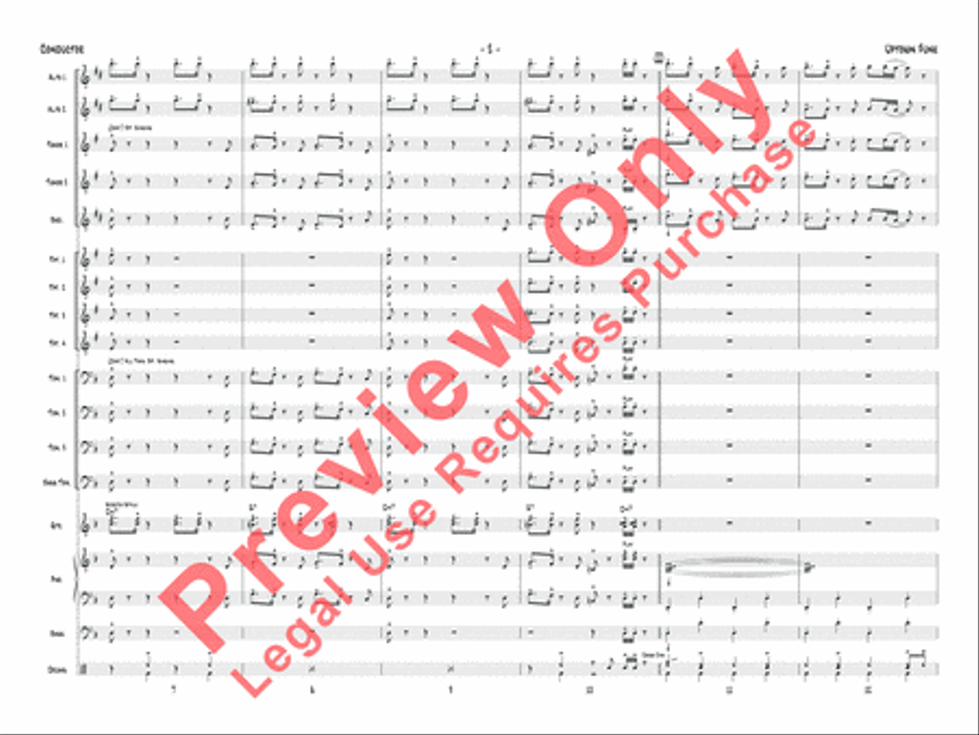 Uptown Funk Jazz Ensemble scores gallery preview page 3
