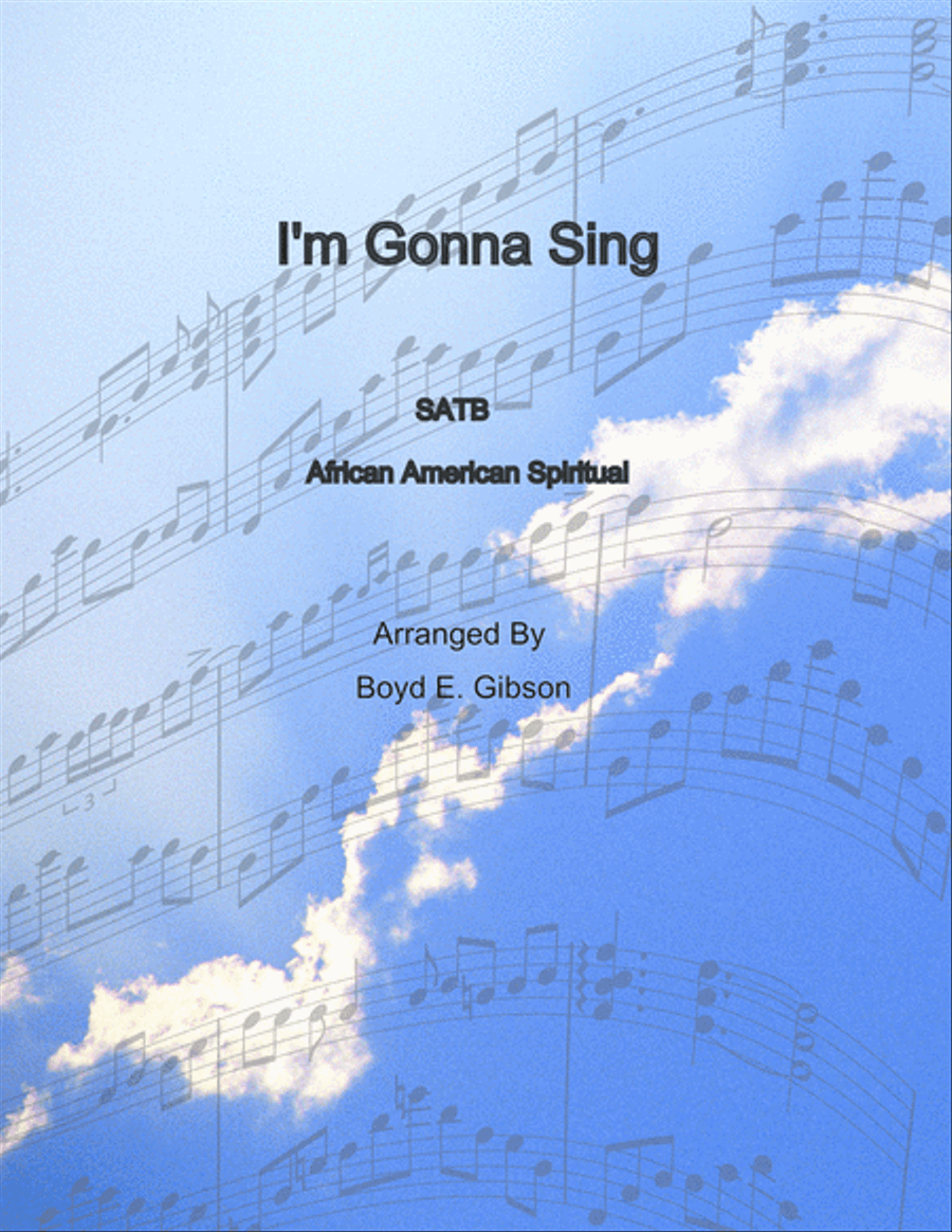 I'm Gonna Sing 4-Part scores gallery preview page 1