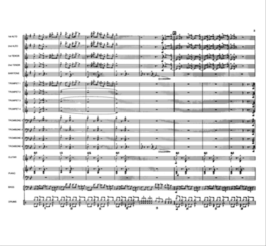 Down At Duke's Place Jazz Ensemble scores gallery preview page 3