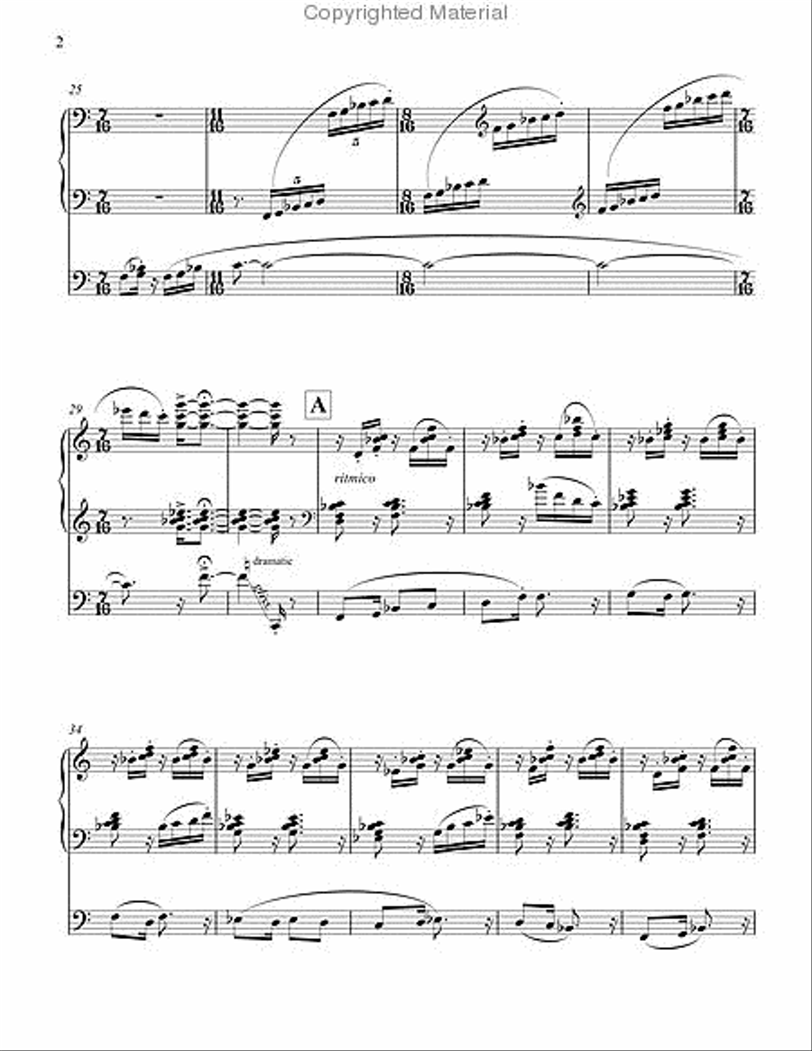 Spreckels' Fancy a festive piece Organ scores gallery preview page 3