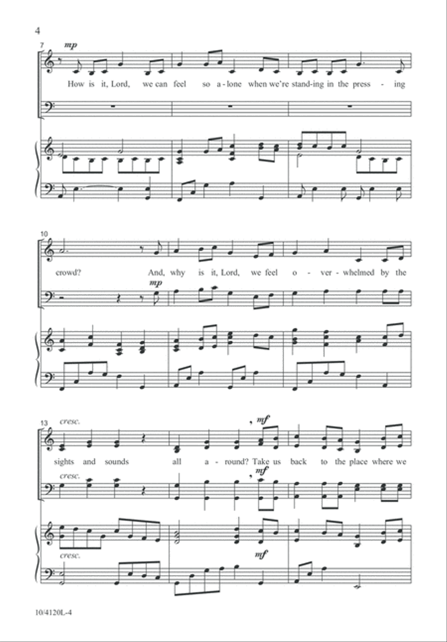 Jesus Is Our Christmas Peace 4-Part scores gallery preview page 4