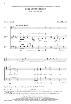 Long-Expected Dawn (Downloadable Choral Score)