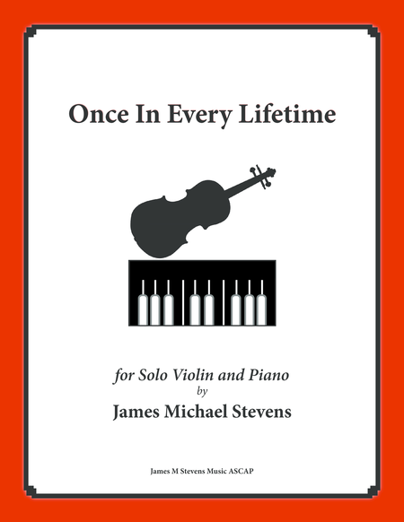 Once In Every Lifetime (Solo Violin & Piano) image number null
