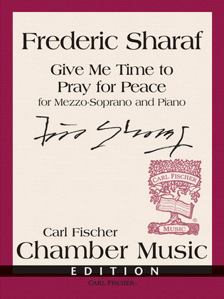 Book cover for Give Me Time to Pray for Peace