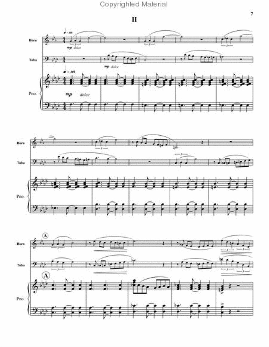 Suite for Horn and Tuba Horn scores gallery preview page 3