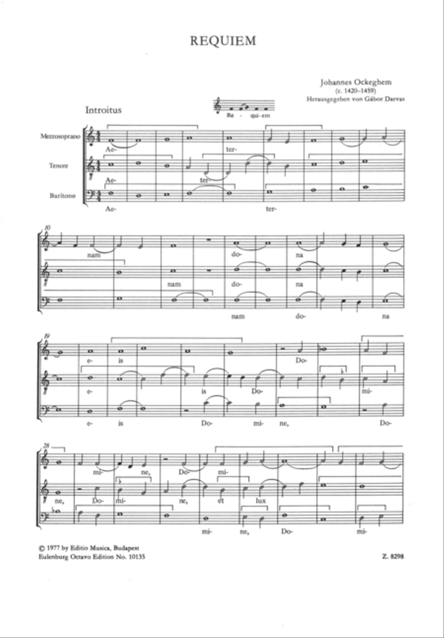 Requiem, for six-part mixed choir Mixed Choir scores gallery preview page 2