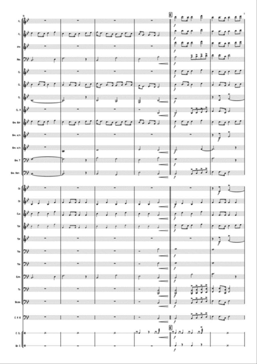La marche de Robert Bruce Concert Band scores gallery preview page 5