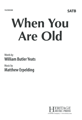 Book cover for When You Are Old
