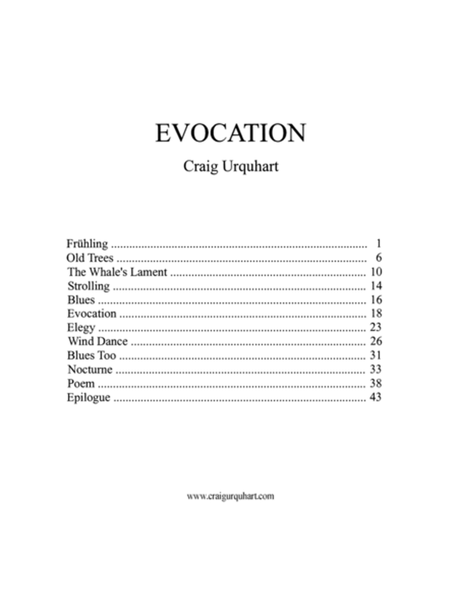 Craig Urquhart - EVOCATION (Complete Album)