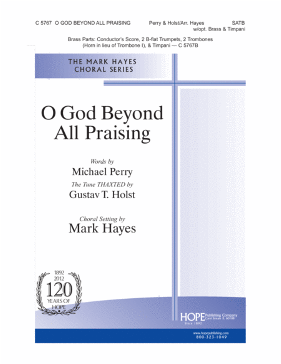 O God Beyond All Praising 4-Part scores gallery preview page 2
